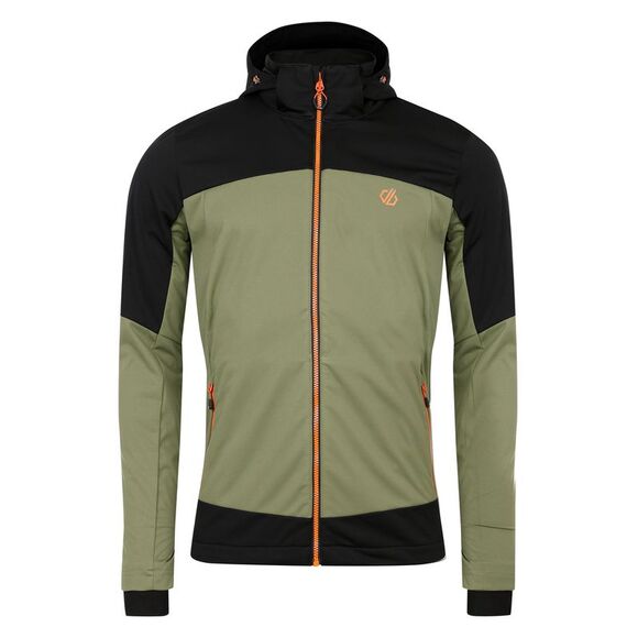 Dare 2B Mens Mountaineer Soft Shell Jacket / Olivine Green/Black